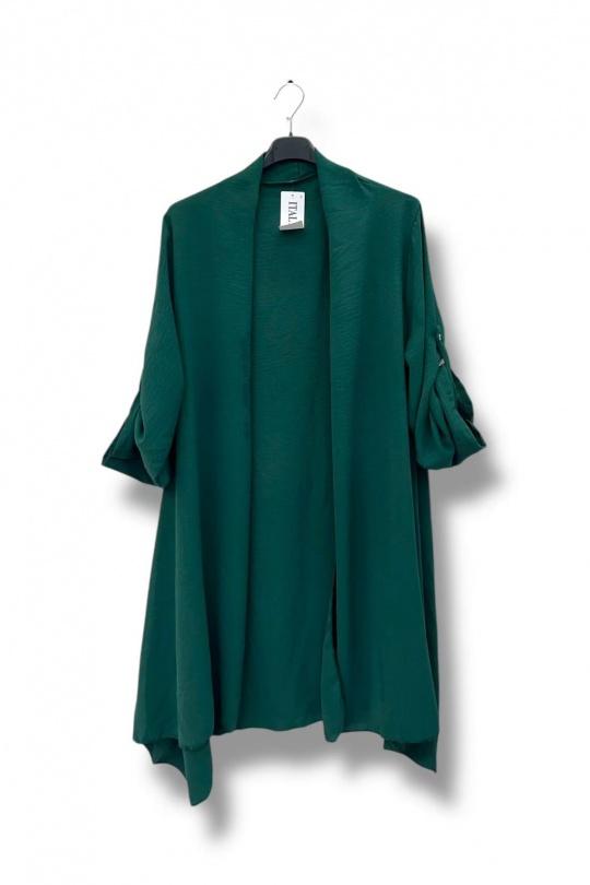 Cardigans Women Deep green E&F (C&CE Fashion) EF2736 Efashion Paris
