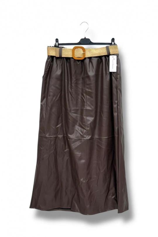 Jupes Femme Chocolat E&F (C&CE Fashion) EF12592 Efashion Paris