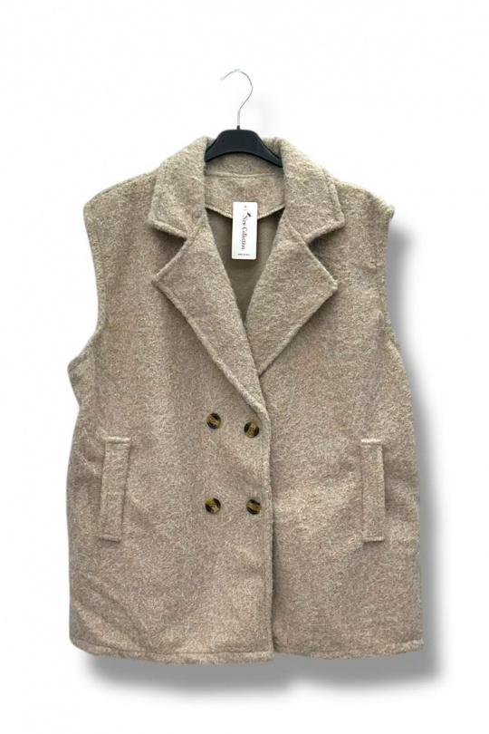 Jackets Women Ecru/Beige E&F (C&CE Fashion) EF12597 Efashion Paris