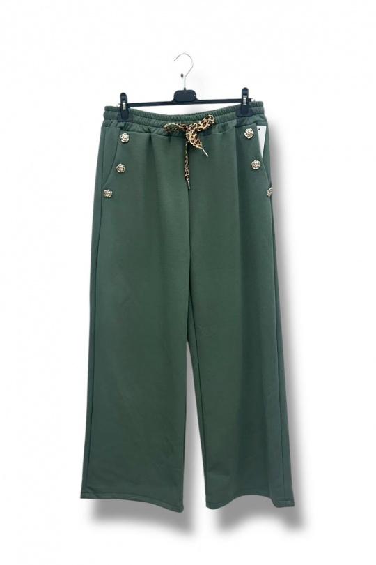 Pantaloni Donna Khaki E&F (C&CE Fashion) EF6146 Efashion Paris