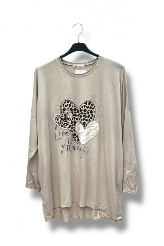 Tops Donna Ecru/Beige E&F (C&CE Fashion) EF25152 Efashion Paris