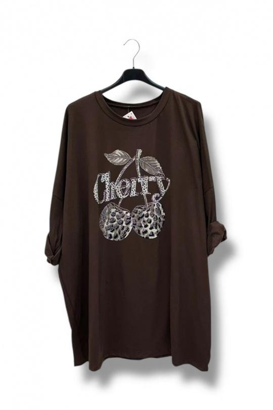 Tunics Women Chocolate E&F (C&CE Fashion) EF2761-1 Efashion Paris
