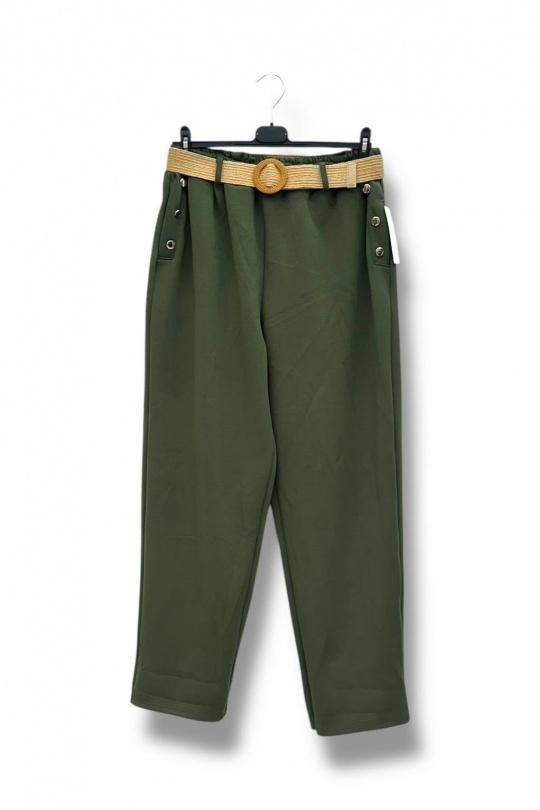 Pantaloni Donna Khaki E&F (C&CE Fashion) EF25580-1 Efashion Paris