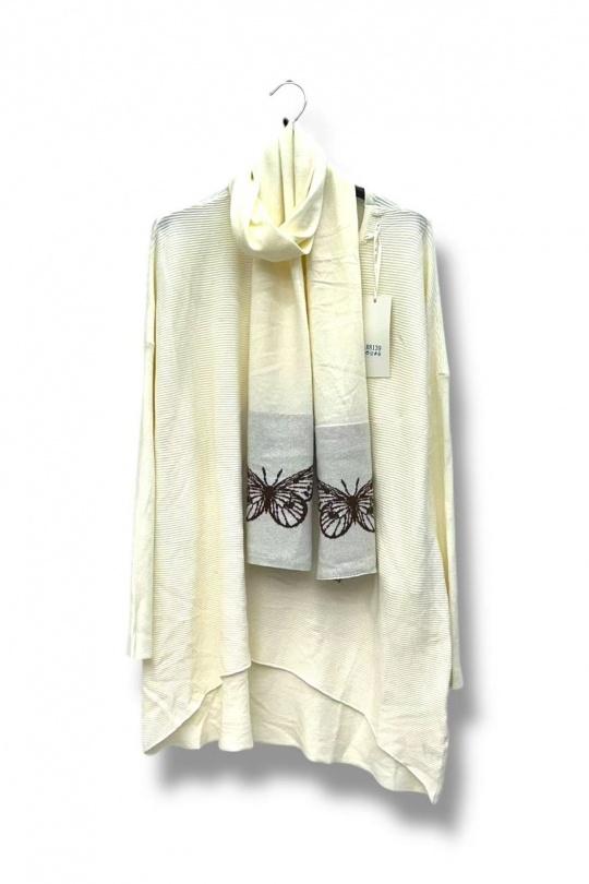 Maglione Donna Ecru/Beige E&F (C&CE Fashion) EF8139 Efashion Paris