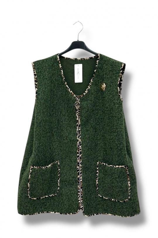 Chaquetas y cazadoras Mujer Khaki E&F (C&CE Fashion) EF12636 Efashion Paris