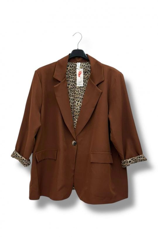 Vestes Femme Chocolat E&F (C&CE Fashion) EF5069 Efashion Paris