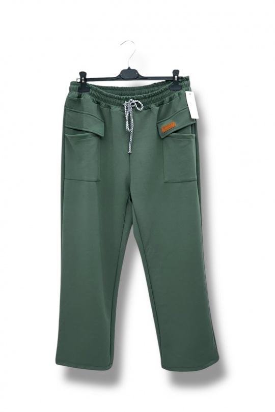 Trousers Women Khaki E&F (C&CE Fashion) EF2775 Efashion Paris