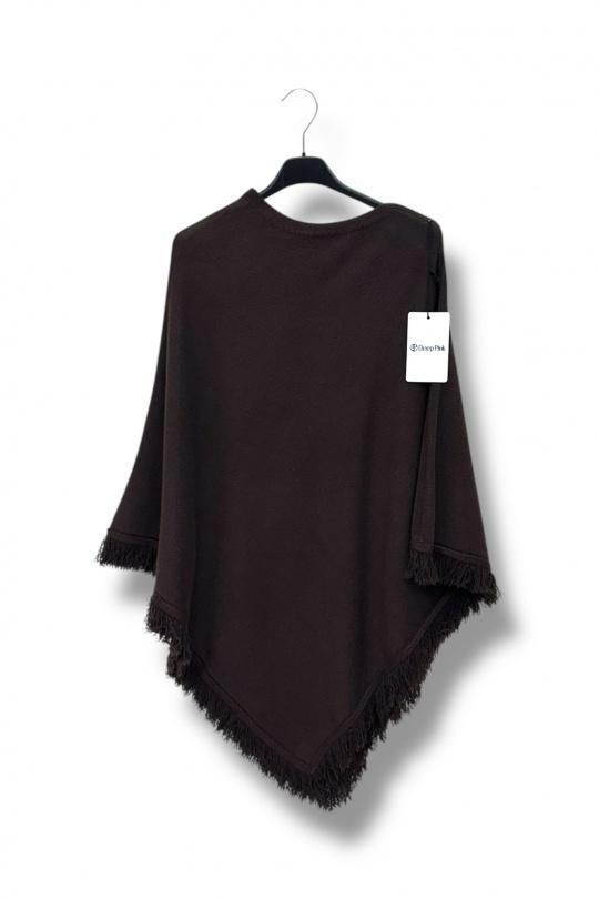 Capes and ponchos Women Brown E&F (C&CE Fashion) EF2024-16 Efashion Paris