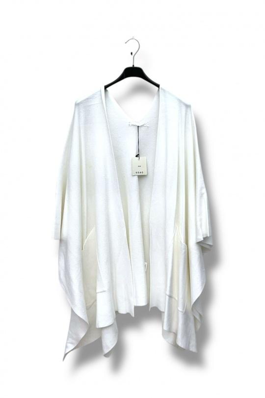 Capes and ponchos Women White E&F (C&CE Fashion) EF8049 Efashion Paris