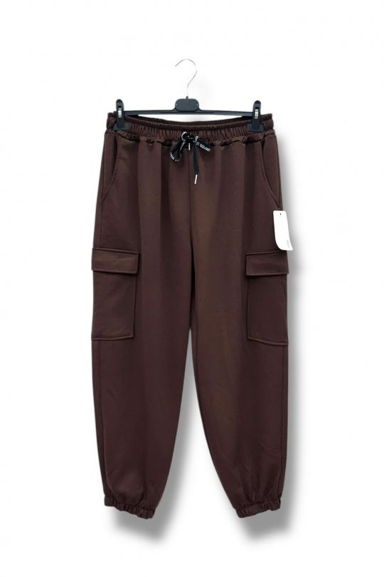 Trousers Women Brown E&F (C&CE Fashion) EF25659 Efashion Paris