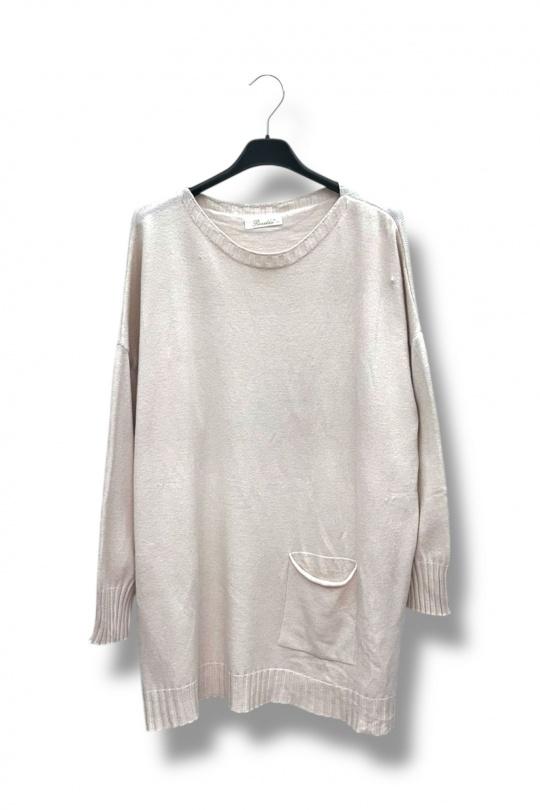 Jumpers Women Ecru/Beige E&F (C&CE Fashion) EF1023 Efashion Paris