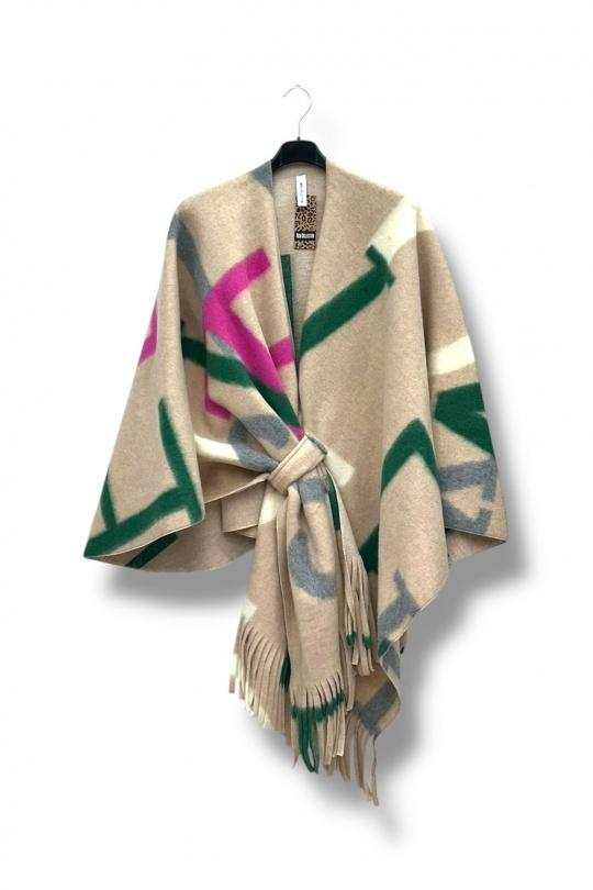 Capes & ponchos Femme Beige E&F (C&CE Fashion) EF2782 Efashion Paris