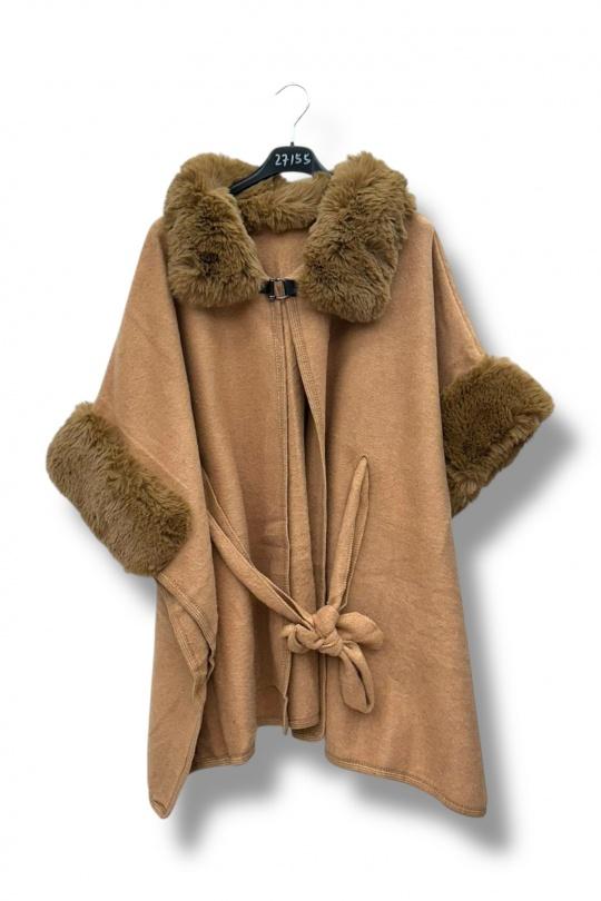 Mantelle e poncho Donna Camel E&F (C&CE Fashion) EF27155 Efashion Paris