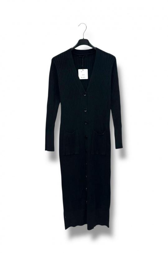 Robes mi-longues Femme Noir E&F (C&CE Fashion) EF1169 Efashion Paris