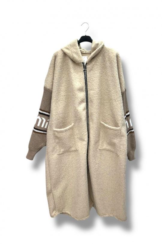 Manteaux Femme Beige E&F (C&CE Fashion) EF661373 Efashion Paris