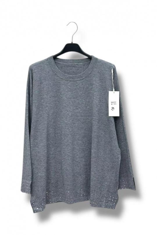 Tops Femme Gris E&F (C&CE Fashion) EF8257 Efashion Paris