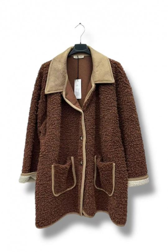 Vestes Femme Chocolat E&F (C&CE Fashion) EF5926 Efashion Paris