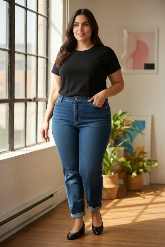 Jeans Femme Jean E&F (C&CE Fashion) EF1095-1 Efashion Paris