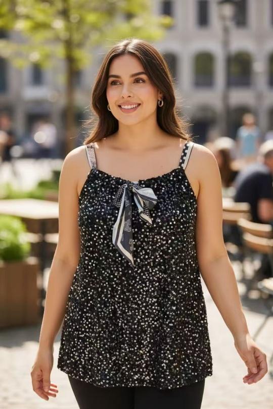 Camisetas sin mangas Mujer Silver E&F (C&CE Fashion) EF25827 Efashion Paris