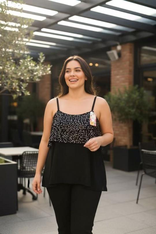 Camisetas sin mangas Mujer Silver E&F (C&CE Fashion) EF25875 Efashion Paris