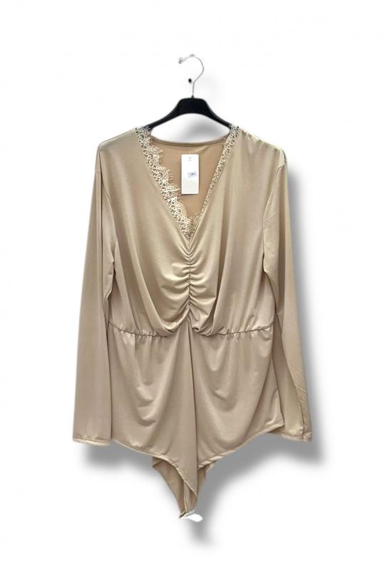 Body Femme Blanc E&F (C&CE Fashion) EF13066 Efashion Paris