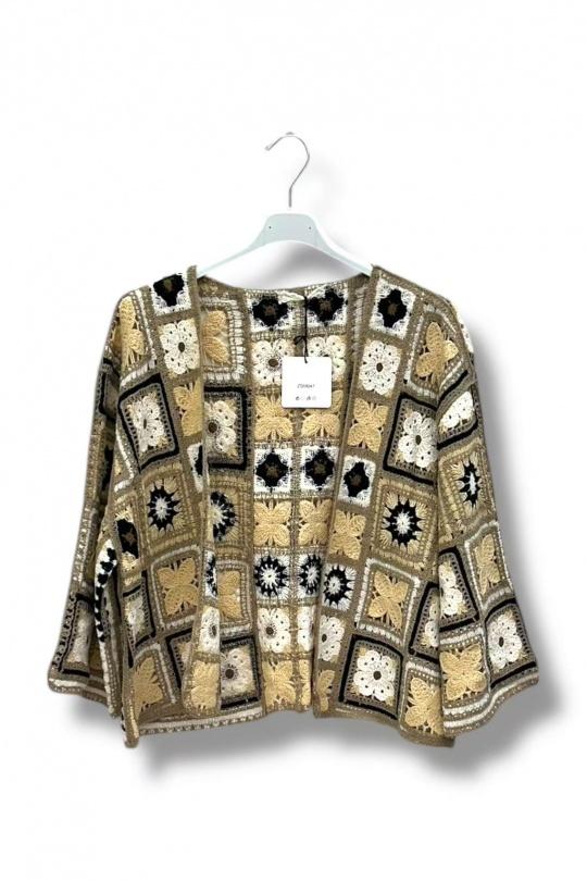 Cardigan Donna Beige E&F (C&CE Fashion) EF68047 Efashion Paris