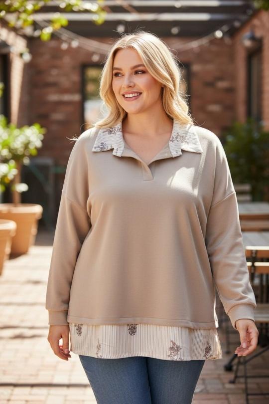 Pulls Femme Bleu ciel / Bleu E&F (C&CE Fashion) EF25936 Efashion Paris