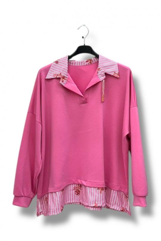 Pulls Femme Bleu ciel / Bleu E&F (C&CE Fashion) EF25936 Efashion Paris