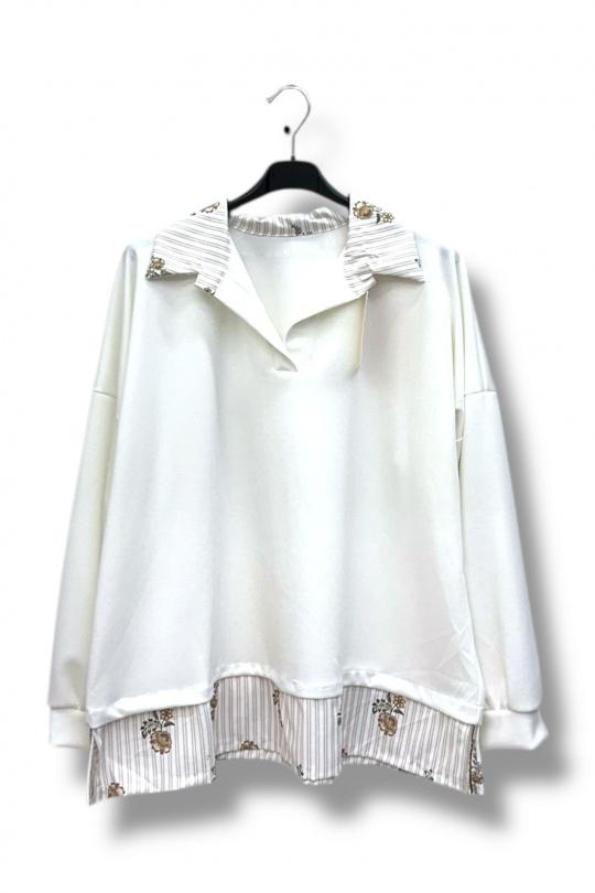 Pulls Femme Bleu ciel / Bleu E&F (C&CE Fashion) EF25936 Efashion Paris