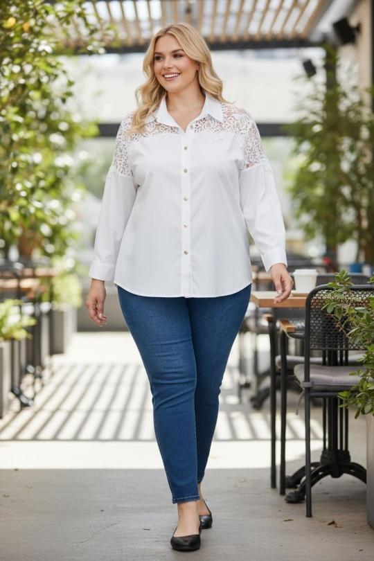 Camicie & camicette Donna White E&F (C&CE Fashion) EF2815 Efashion Paris