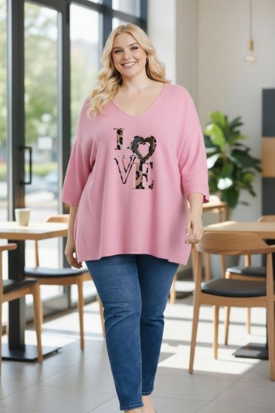 Jumpers Women Pink E&F (C&CE Fashion) EF8997 Efashion Paris