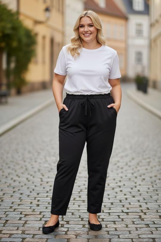 Pantalons Femme Noir E&F (C&CE Fashion) EF5626 Efashion Paris