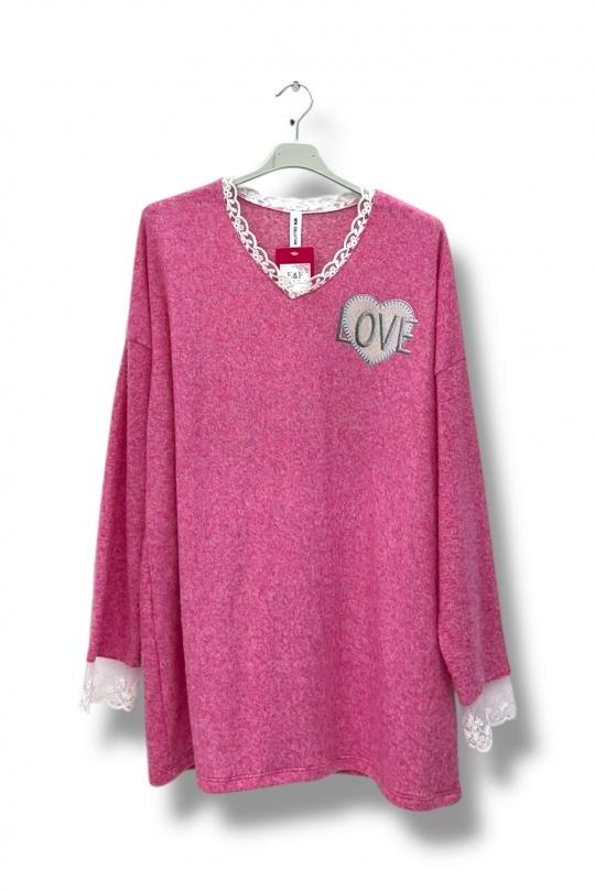 Jumpers Women Fushia E&F (C&CE Fashion) EF9252 Efashion Paris