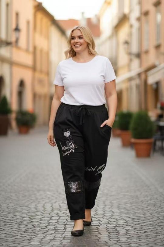 Pantalons Femme Noir E&F (C&CE Fashion) EF26844 Efashion Paris