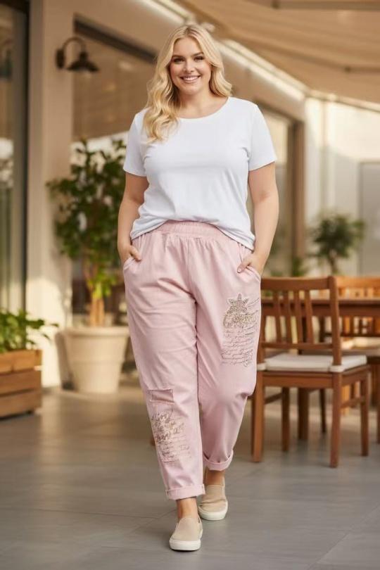 Pantalons Femme Rose E&F (C&CE Fashion) EF26843 Efashion Paris