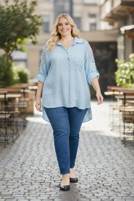 EF6932-BLEU CIEL / BLEU