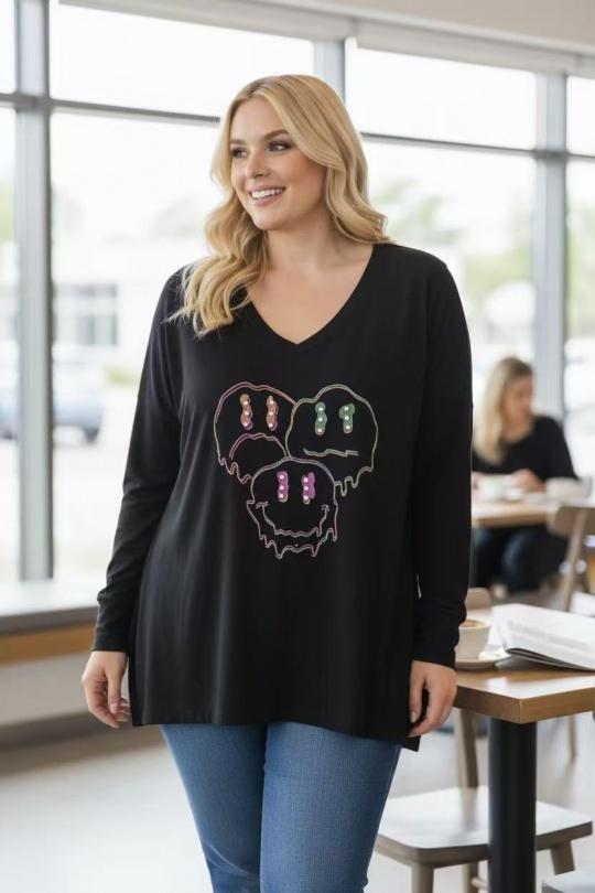 Tops Femme Noir E&F (C&CE Fashion) EF70711 Efashion Paris