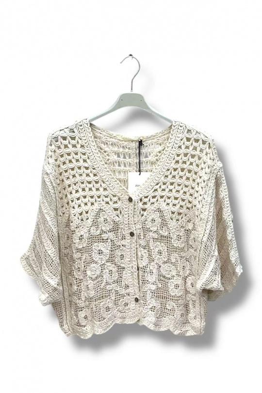 Cardigans Women Beige E&F (C&CE Fashion) EF38055 Efashion Paris