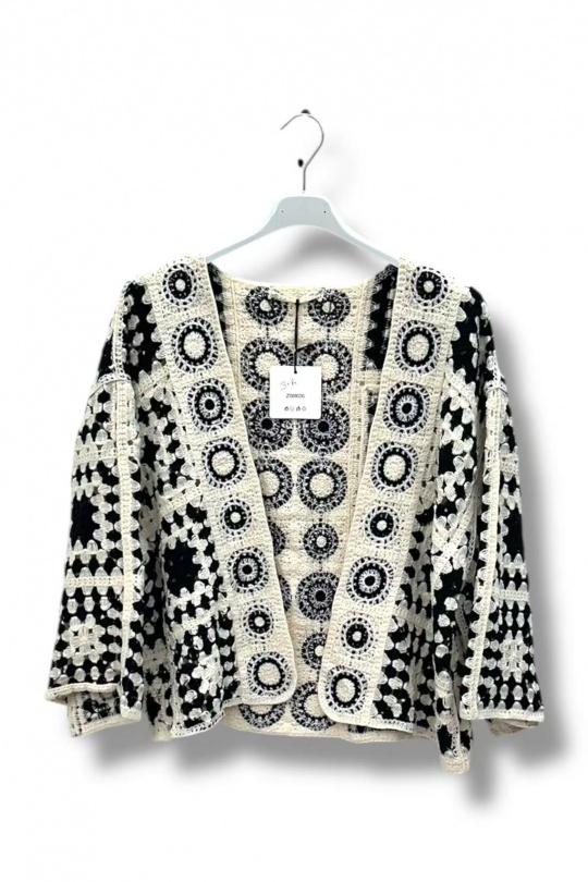 Cardigans Women Azure  / Blue E&F (C&CE Fashion) EF68035 Efashion Paris