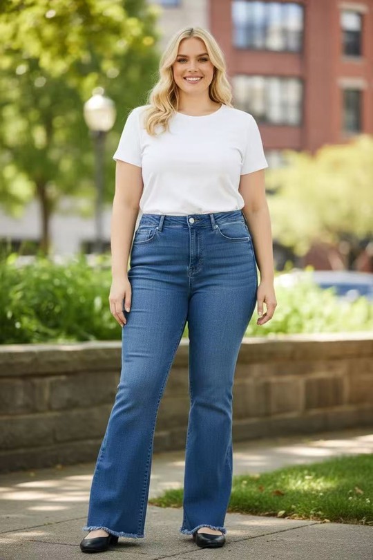 Jeans Femme Bleu jean E&F (C&CE Fashion) EF2214-3 Efashion Paris