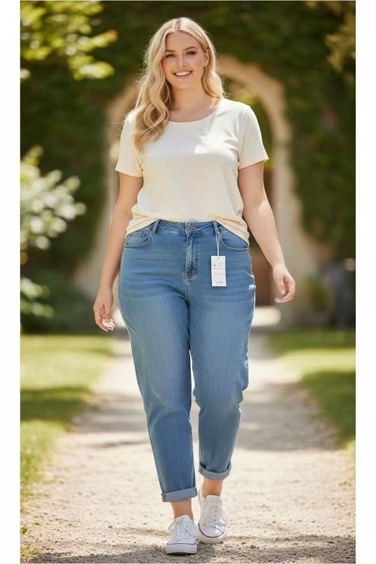 Jeans Femme Bleu jean E&F (C&CE Fashion) EF1095-4 Efashion Paris