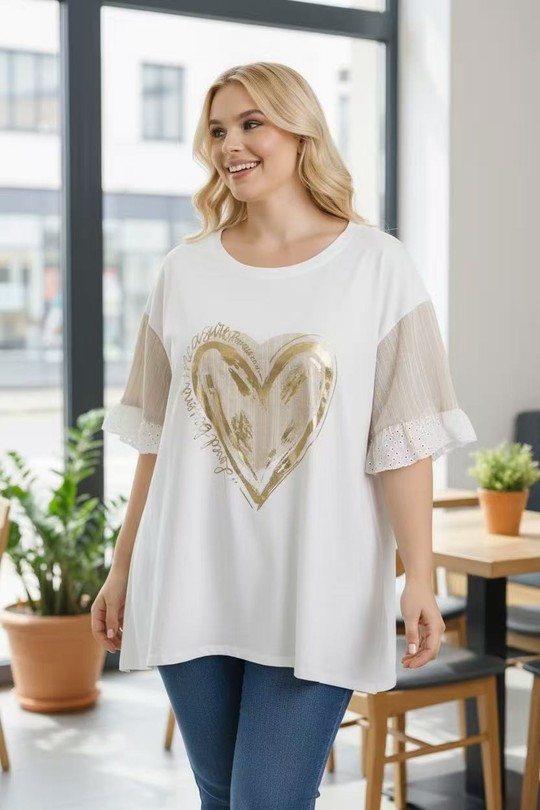 T-shirts Femme Blanc E&F (C&CE Fashion) EF36311 Efashion Paris