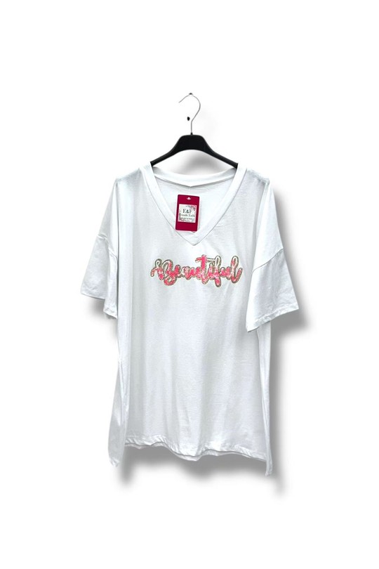 T-shirts Femme Rose fluo E&F (C&CE Fashion) EF9076-29 Efashion Paris