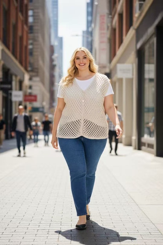 Cárdigans Mujer Beige E&F (C&CE Fashion) EF2748 Efashion Paris