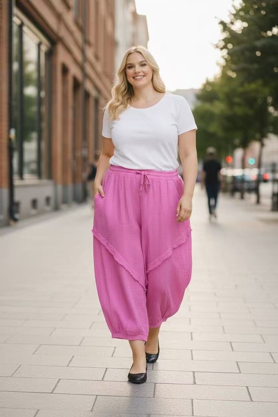 Pantalons Femme Rose E&F (C&CE Fashion) EF38061 Efashion Paris