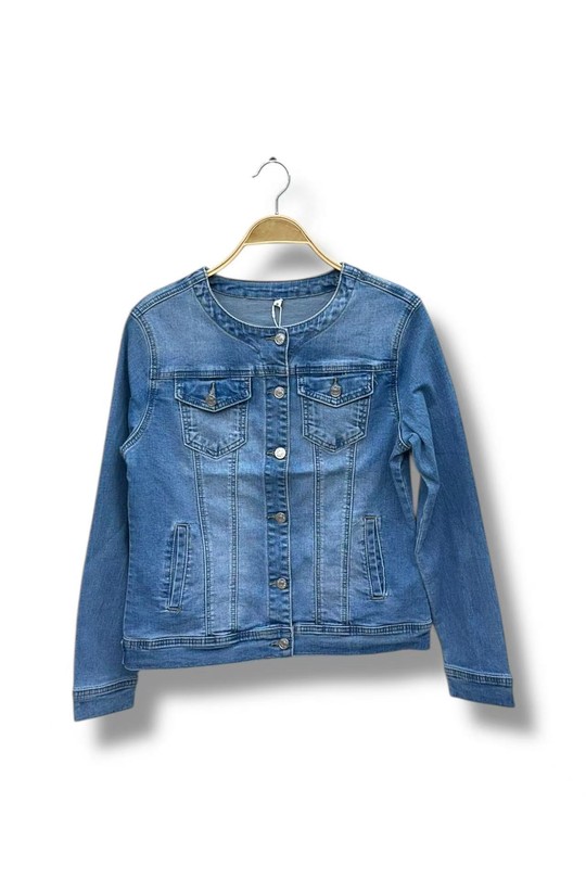 Jackets Women Jean blue E&F (C&CE Fashion) EF2232 Efashion Paris