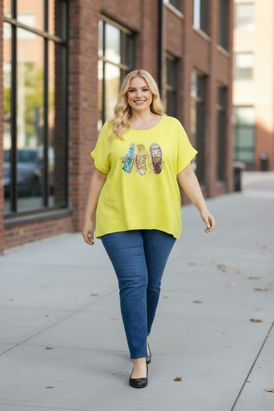 Tops Femme Jaune E&F (C&CE Fashion) EF26073 Efashion Paris