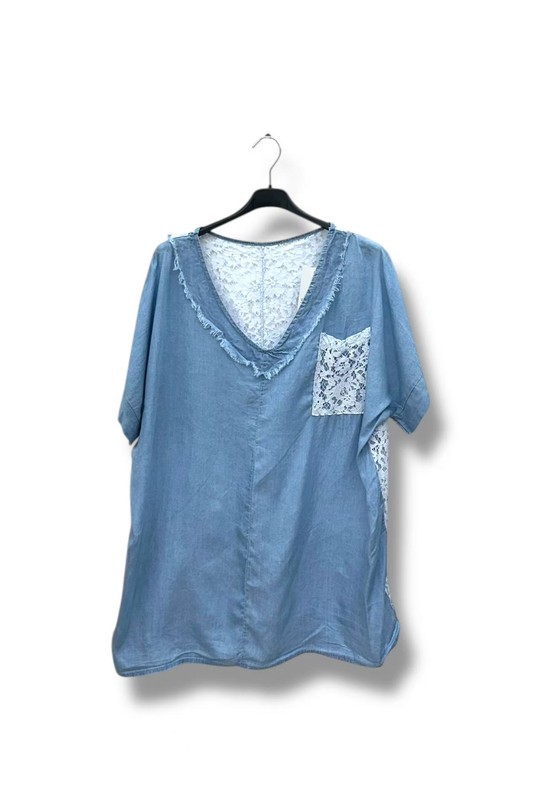 Tops Femme Bleu clair E&F (C&CE Fashion) EF661761 Efashion Paris