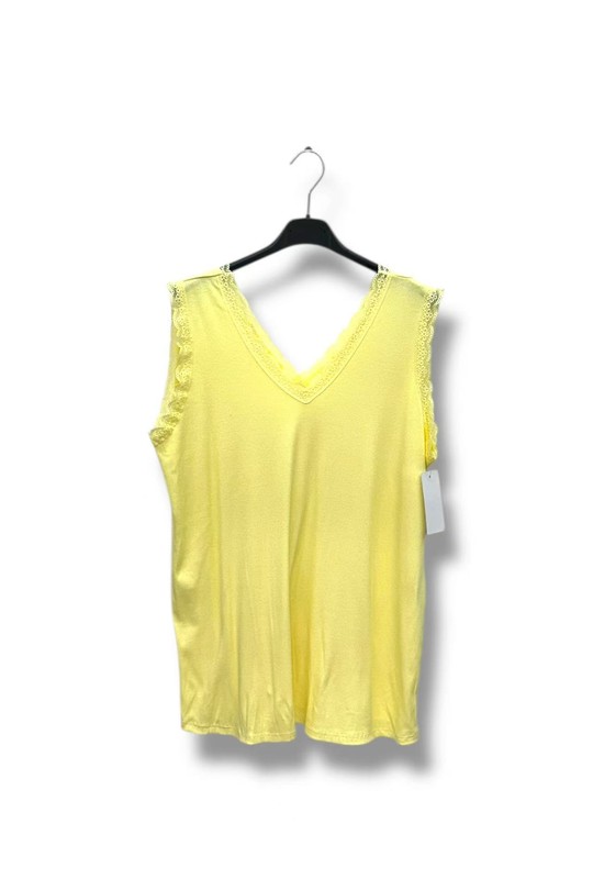 Camisetas sin mangas Mujer Yellow E&F (C&CE Fashion) EF27122 Efashion Paris