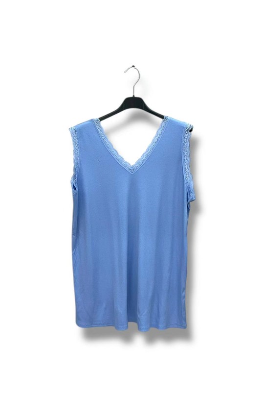 Camisetas sin mangas Mujer Yellow E&F (C&CE Fashion) EF27122 Efashion Paris